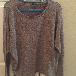 Topshop Purple/Grey Lightweight Sweater