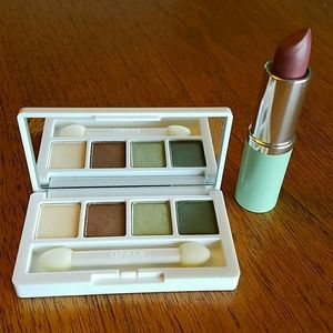 Clinique eyeshadow and lipstick