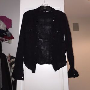 BDG black button shirt
