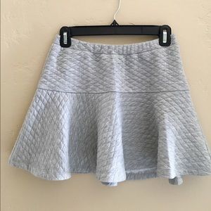 gray skirt