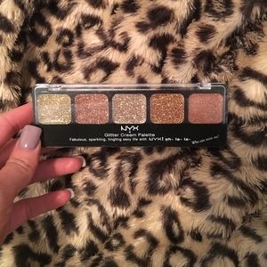 MARKDOWN!! BRAND NEW! NYX  glitter cream palette!