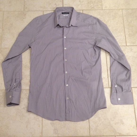 Dolce & Gabbana Men's Dress Shirt Large