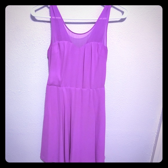 Express sheer strap dress