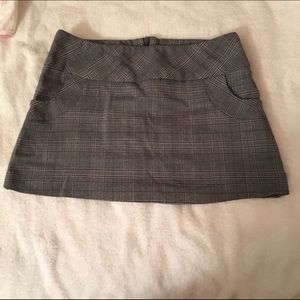 Plaid mini skirt. Size 1.