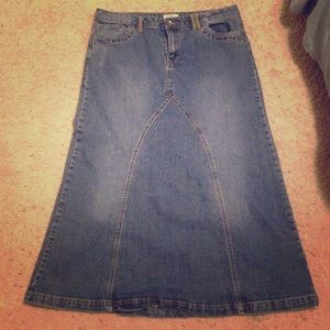 Long denim skirt from Cato