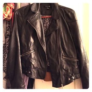 Leather jacket