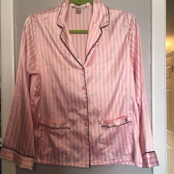 Victoria secret silky pajama shirt