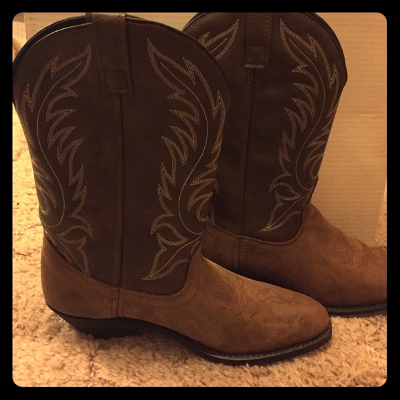 Never worn cowboy boots!