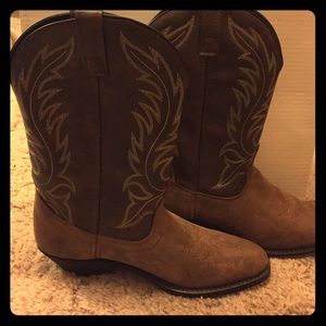 Never worn cowboy boots!