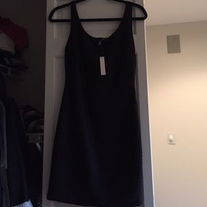 Aqua black ripple dress