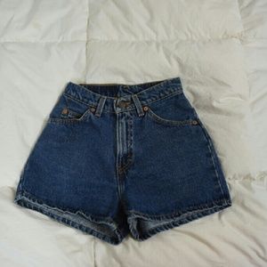 Vintage demin Orange Tab short levi