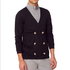 Unisex Double Breasted Cardigan