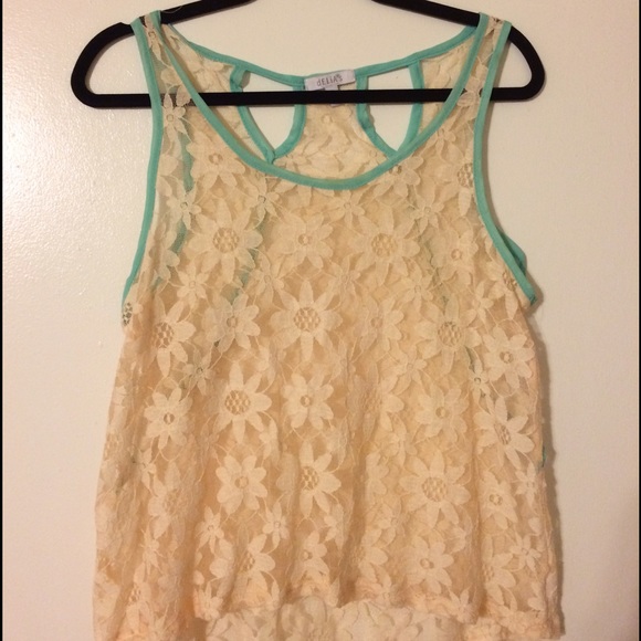 Delia*s Lace Tank Top