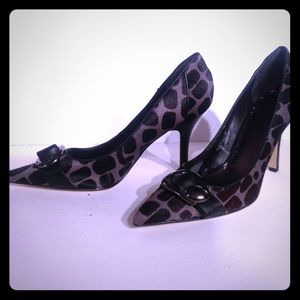 NWOT Nine West animal print stiletto heels 8.5