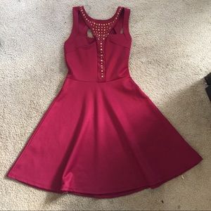 Maroon Charlotte Russe Dress