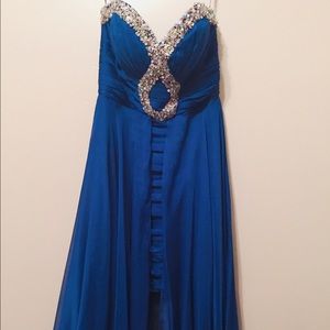 ROyal Blue Gown