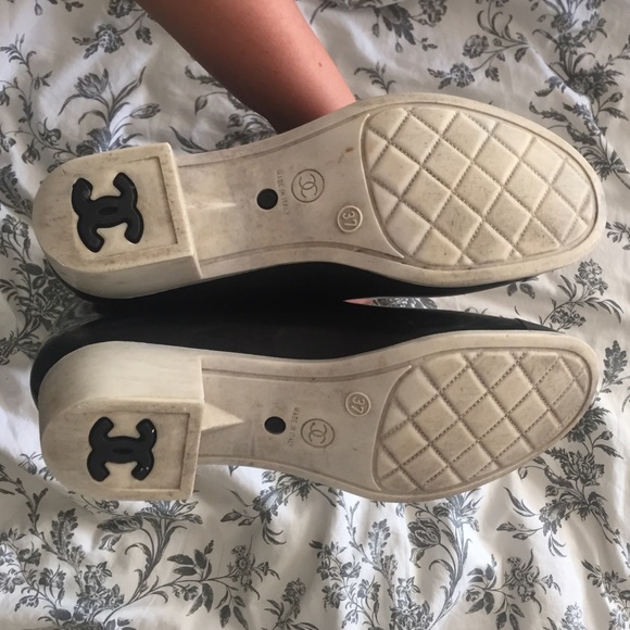 *NEW PRICE* CHANEL Black Heeled Rain Boots - Picture 2 of 4