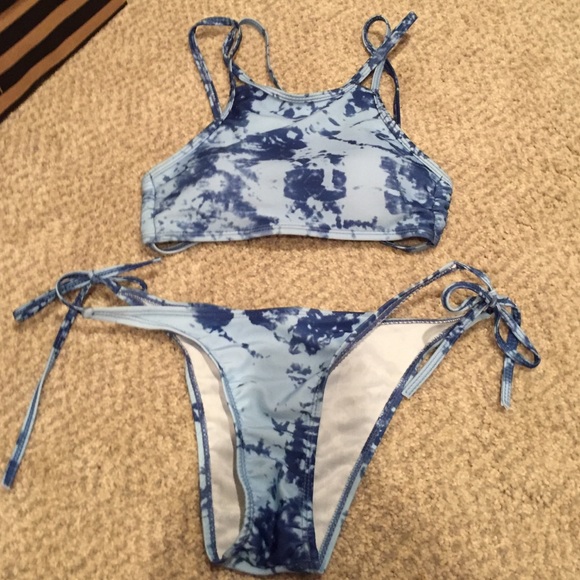 Tie die tank swim suit - Picture 1 of 1
