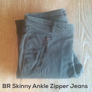 Banana Republic Skinny Ankle Moto Jean
