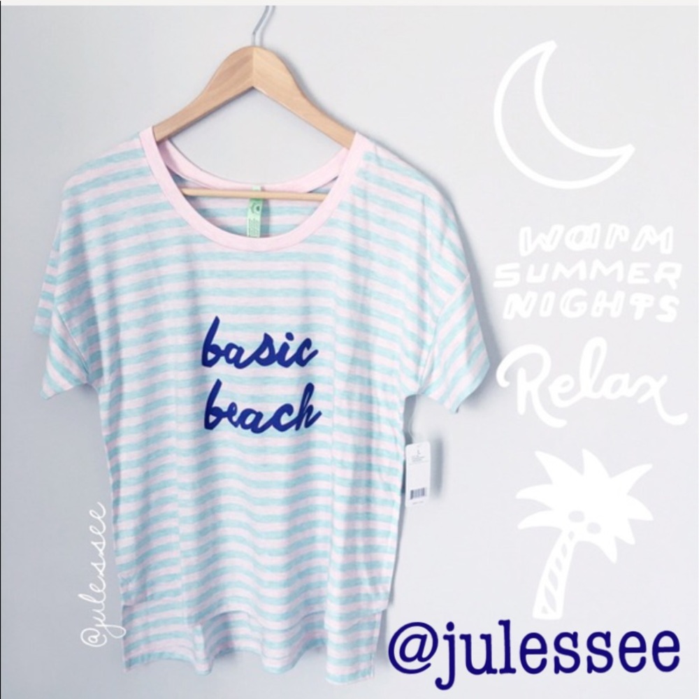 •honeydew• "Basic Beach" sleep lounge tee - Picture 2 of 4