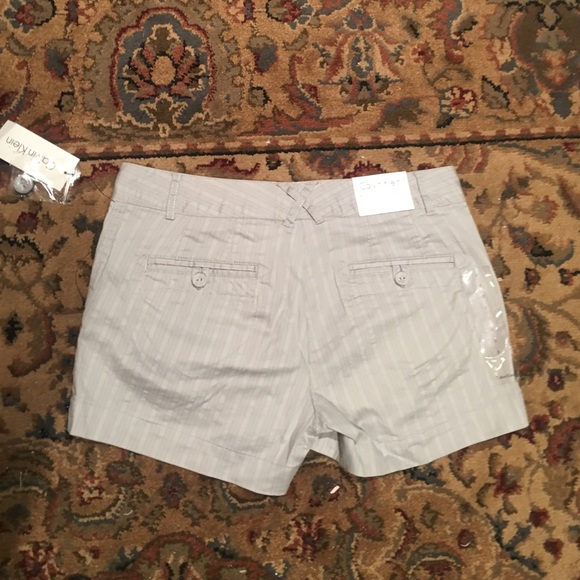 Calvin Klein Gray and striped shorts - Picture 3 of 3
