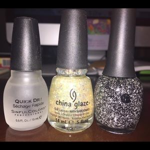 BRAND NEW SET OF 3 NAIL POLISHES
