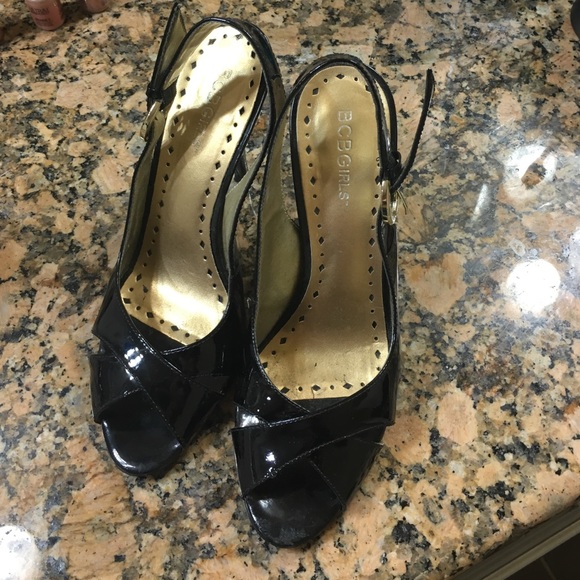Black BcBg heels