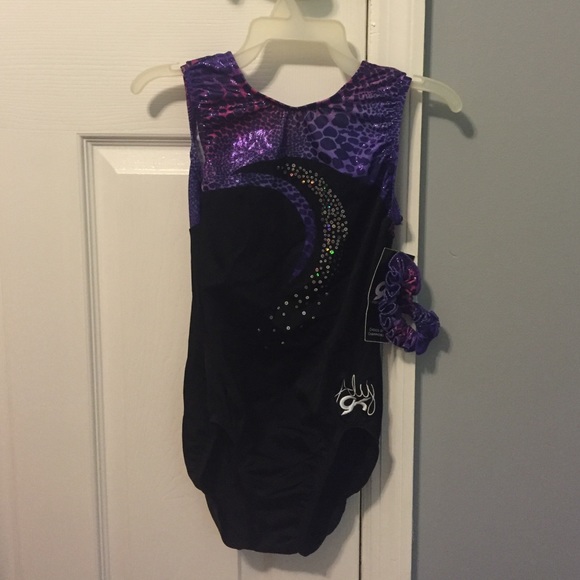 Gymnastics leotard with shorts