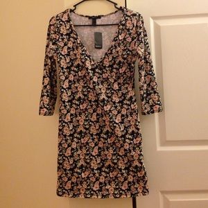 Forever 21 Floral 90's inspired dress size large