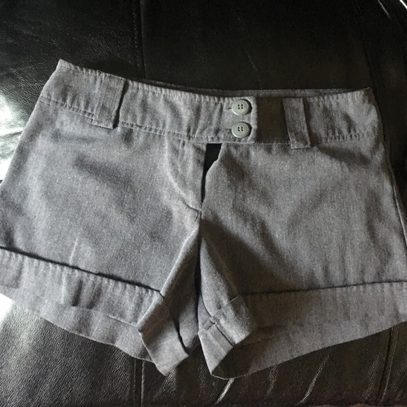 Gray Dress Shorts