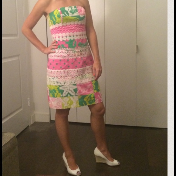 Lilly Pulitzer Dresses & Skirts - Lilly Pulitzer strapless dress
