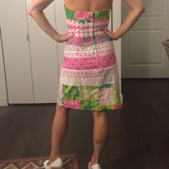 Lilly Pulitzer strapless dress - Picture 4 of 4