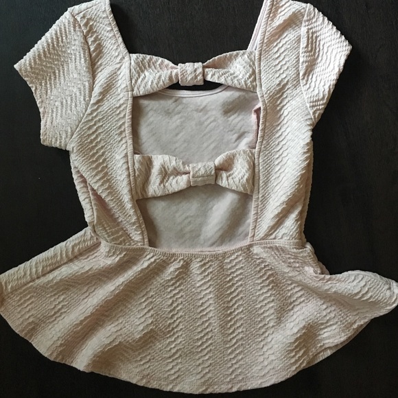 Pastel Pink Charlotte Russe Blouse