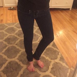 Dark American eagle jeans skinny super stretch