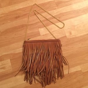 Fringe Cross Body Bag