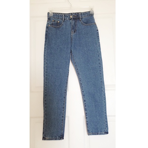 high waisted mom jeans