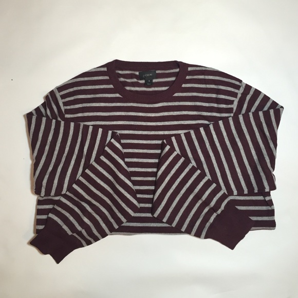Other - J. Crew Striped Cotton cashmere Sweater