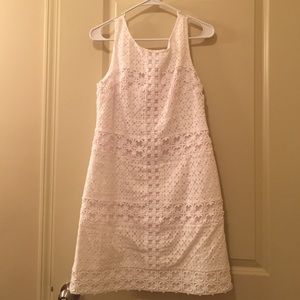 Lilly Pulitzer white shift dress