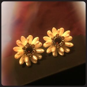 Betsey Johnson Flower Earrings