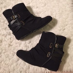 Aldo Hidden Wedge Booties