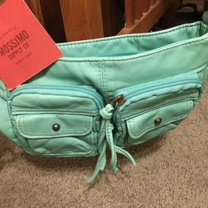 NWT Mossimo Supply Co Sea Green Faux Leather Purse