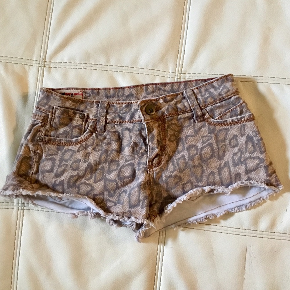 Animal Print Shorts