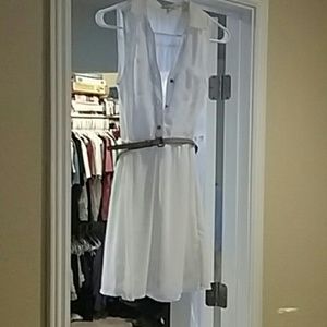 Charlotte russe dress small white new without tags
