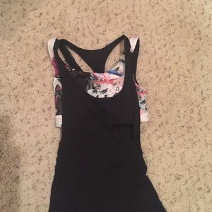 lululemon top with built in bra