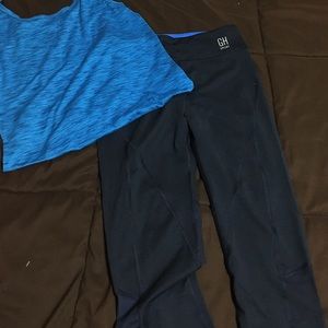Navy color, Work out capris