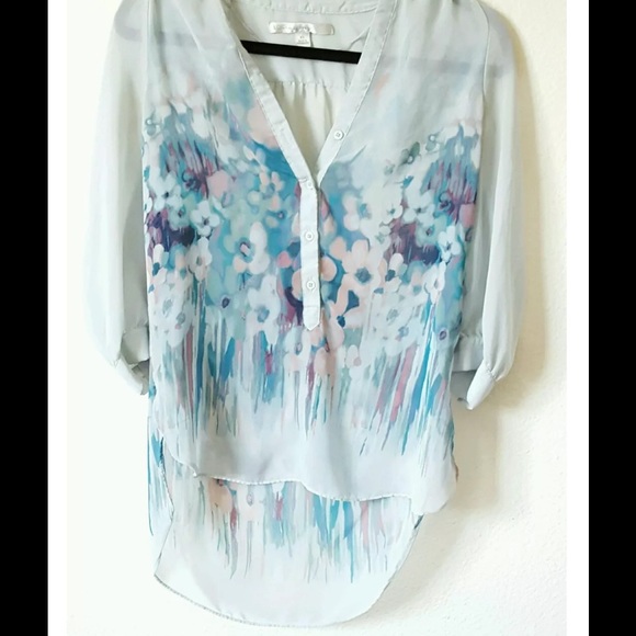 LC Lauren Conrad Tops - BEAUTIFUL LC SHEER BLOUSE SIZE XS