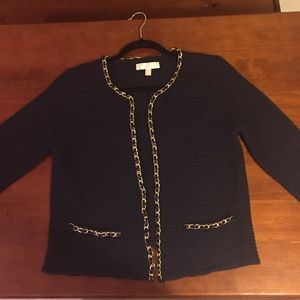 Navy blue cardigan