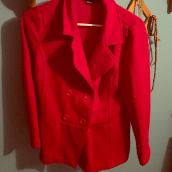 🎉🎉FINAL SALE!! red forever 21 pea coat
