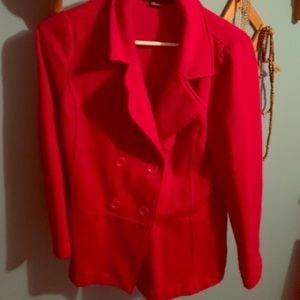 🎉🎉FINAL SALE!! red forever 21 pea coat