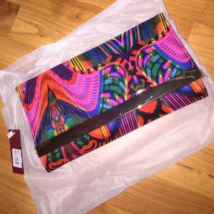 Multicolor clutch new with tags